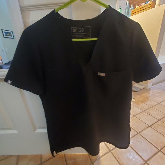 Figs Black Scrub Tops (2) Casma Catarina - Picture 2 of 4